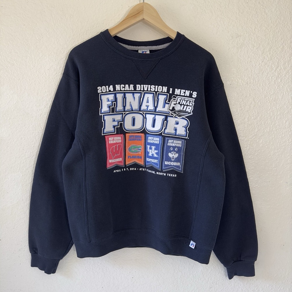 Russell 2014 NCAA Division I Mens's Final Four Size M Black Sweater Pullover